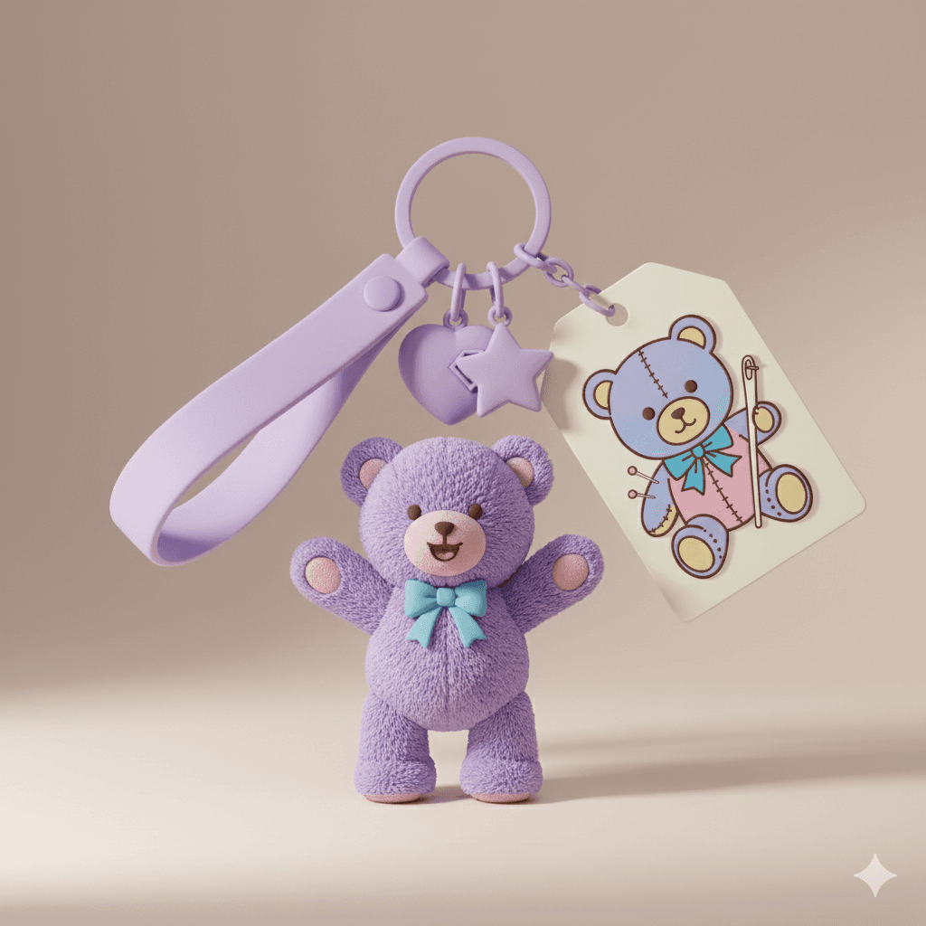 Avocado Buddy Keychain image 2